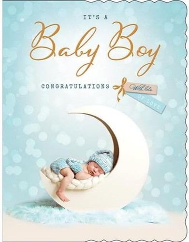 Baby boy biglietto - boy,,