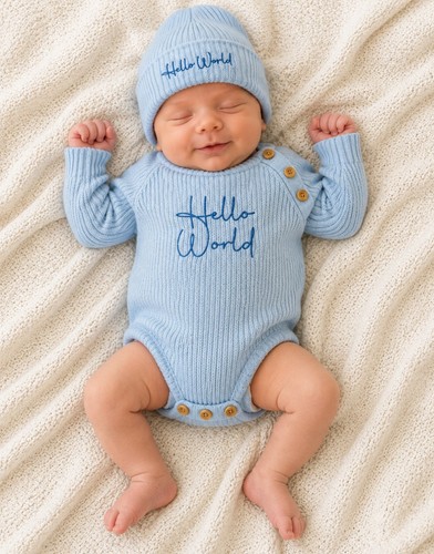 Hello world baby boy set - boy,