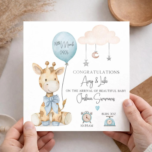 Biglietto personalizzato baby - personalizzato,